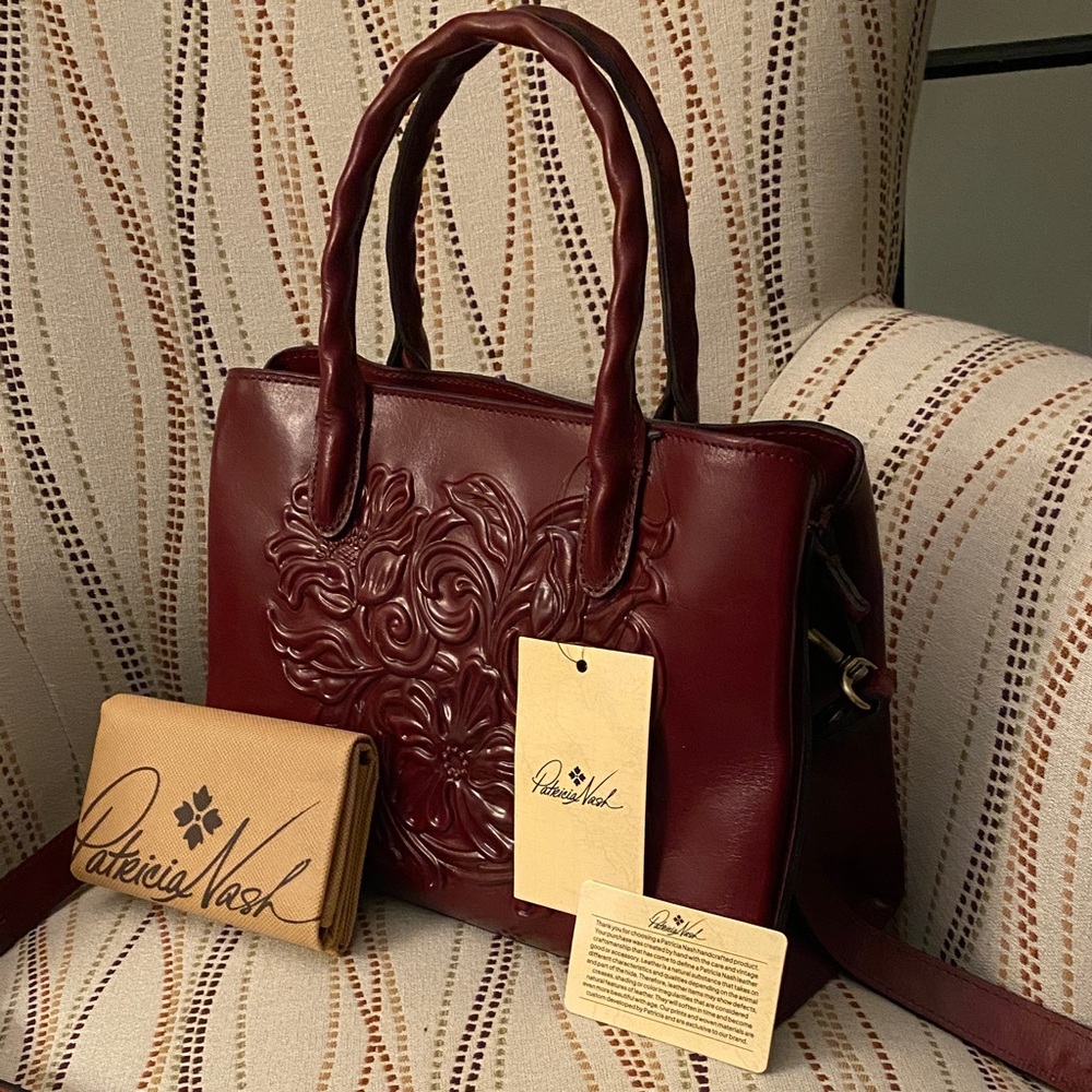 Patricia Nash Embossed Satchel
